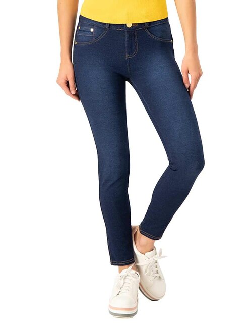 Jeans slim Ivonne 80301464 obscuro corte media cintura en Liverpool