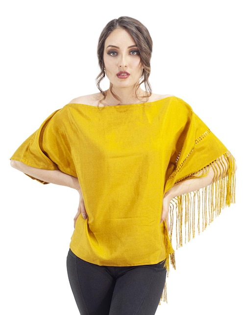 Blusa Angelozano manga corta para mujer