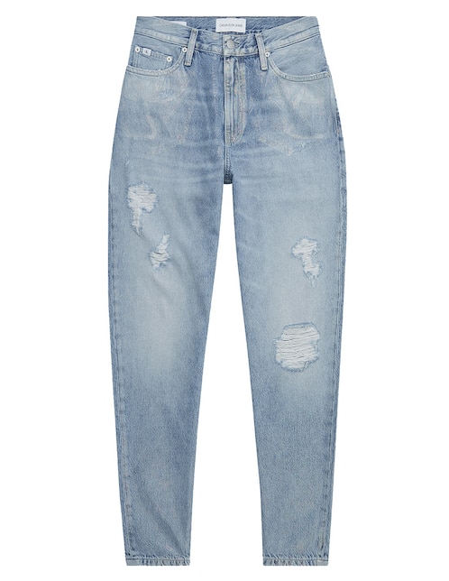 Jeans Mom Calvin Klein Jeans a la cintura para mujer en Liverpool