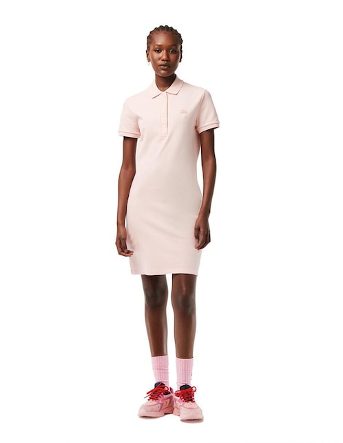 Vestido arriba de la rodilla casual Lacoste para mujer