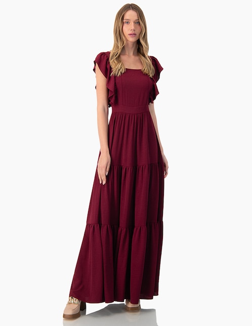 Vestido maxi casual Ivonne para mujer