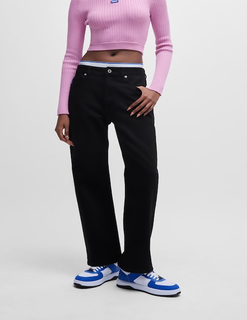 Jeans straight Hugo Blue para mujer