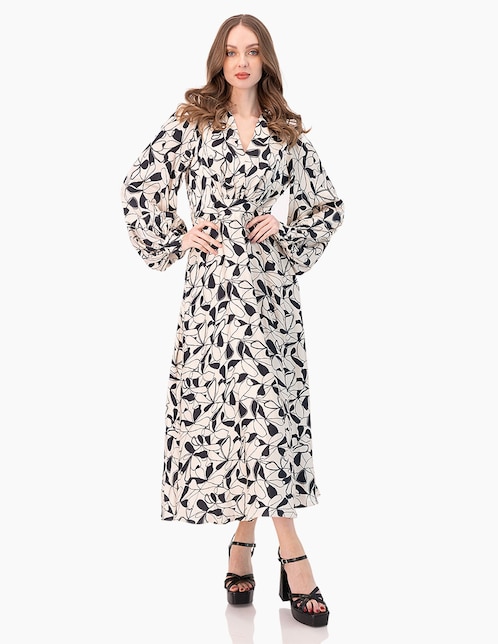 IVONNE Vestido largo casual Ivonne para mujer