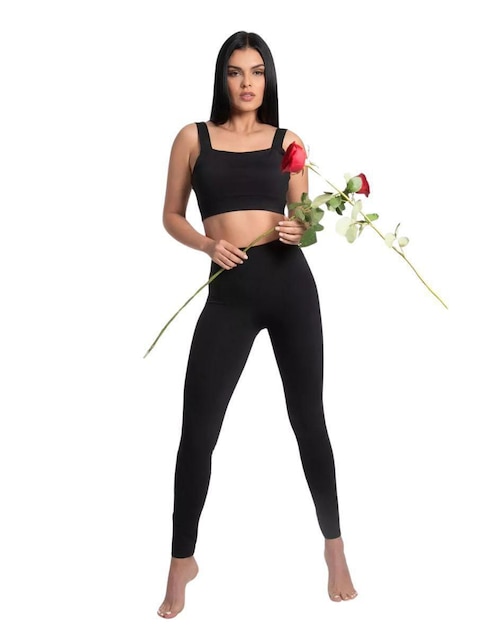 Conjunto deportivo regular Baleev Fit con elástico para mujer