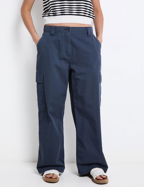 Pantalón cargo Calvin Klein Jeans relajado para mujer