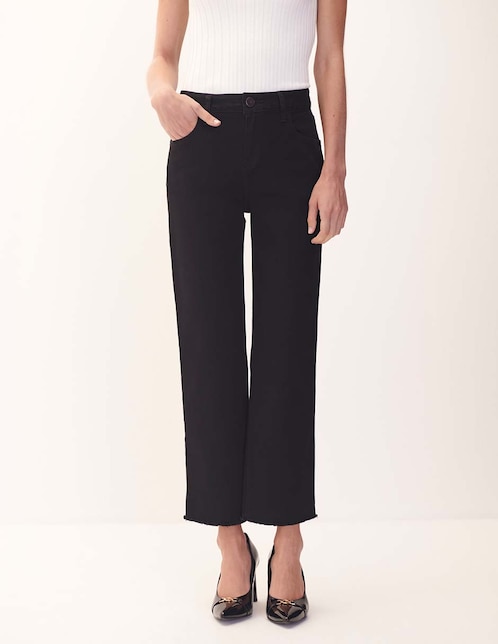 Jeans straight para mujer 1
