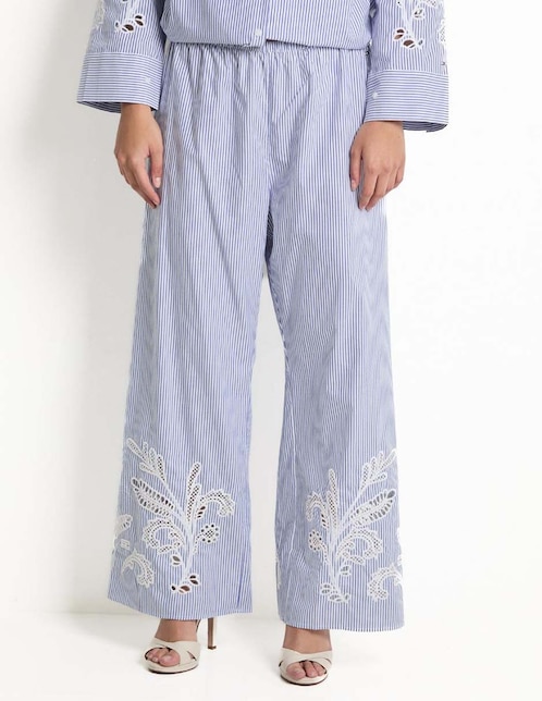 Pantalón relaxed Tommy Hilfiger amplio para mujer