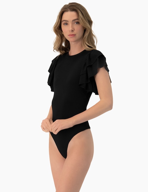 Body Ivonne cuello redondo para mujer