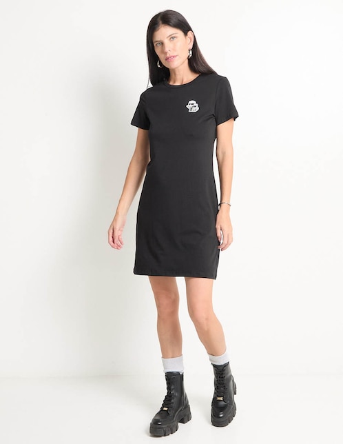 Vestido corto casual Karl Lagerfeld Paris para mujer