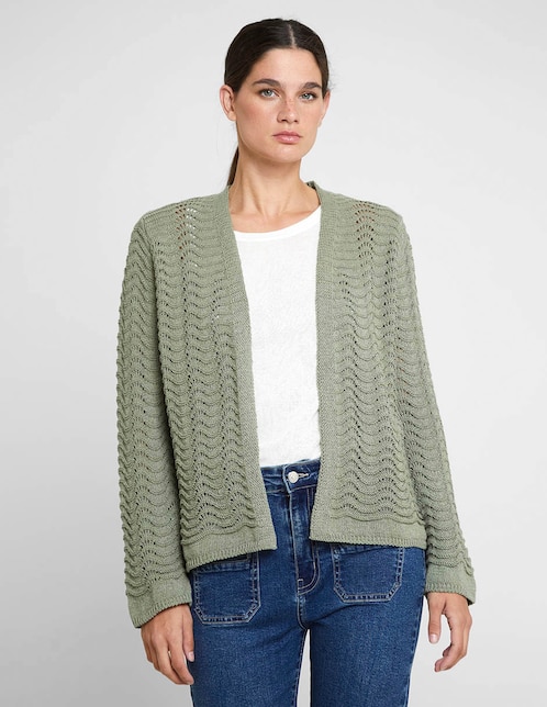 Suéter cuello abierto para mujer 1