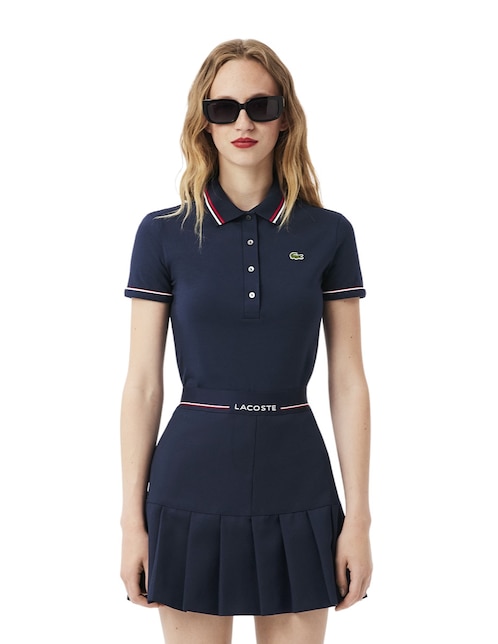 LACOSTE Playera tipo polo Lacoste para mujer