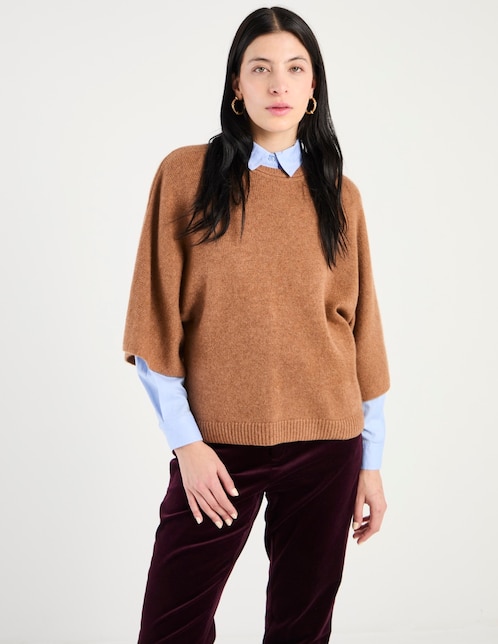 Suéter Maison 123 cuello redondo para mujer