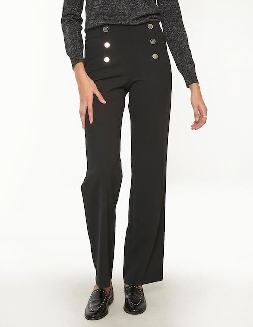 Pantalón de vestir straight para mujer 1