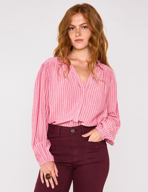 Blusa manga larga para mujer 1