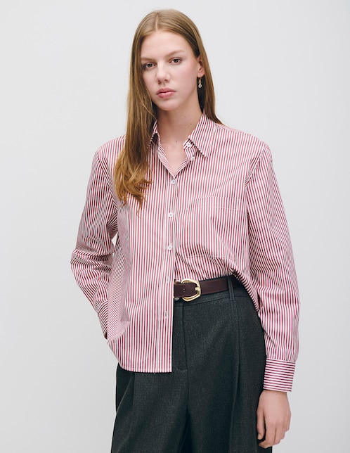 Blusa manga larga para mujer
