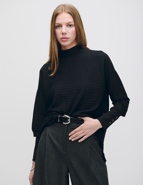 Suéter cuello alto para mujer 1