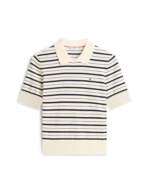 Suéter cuello polo para mujer 1