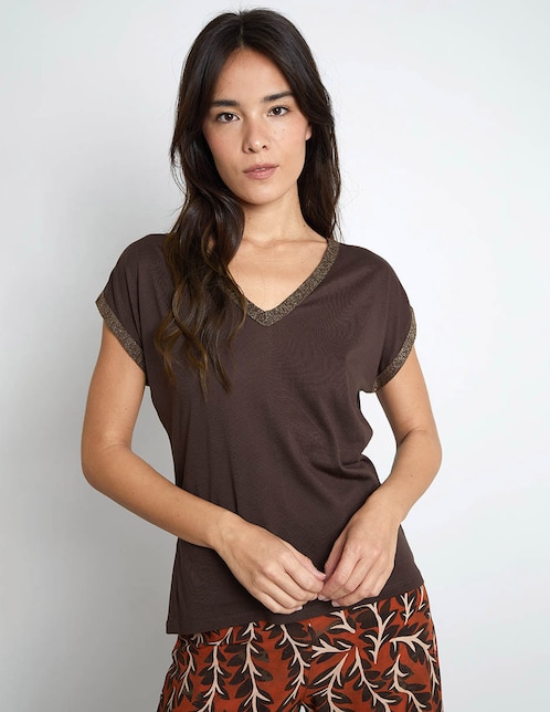 Blusa manga corta para mujer 1