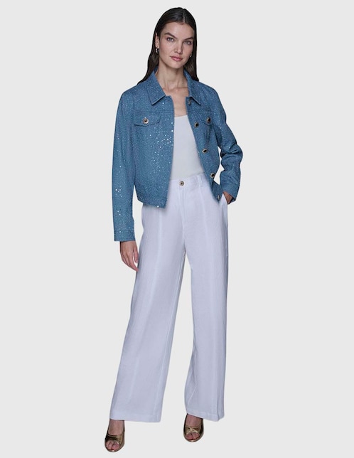 Chamarra denim para mujer 1