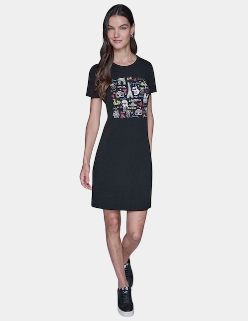 Vestido corto casual para mujer 1