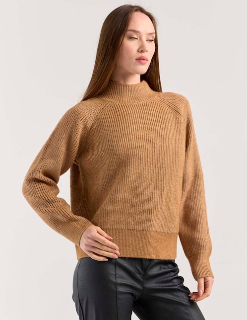 Suéter cuello alto para mujer 1