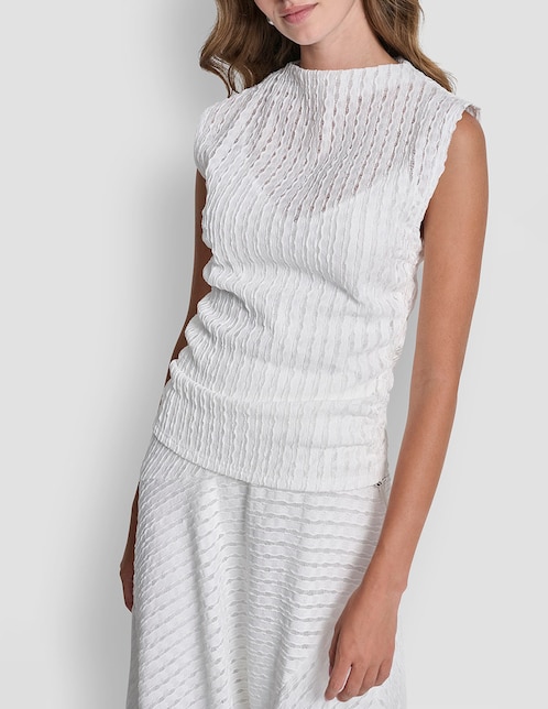Top cuello simulado 1