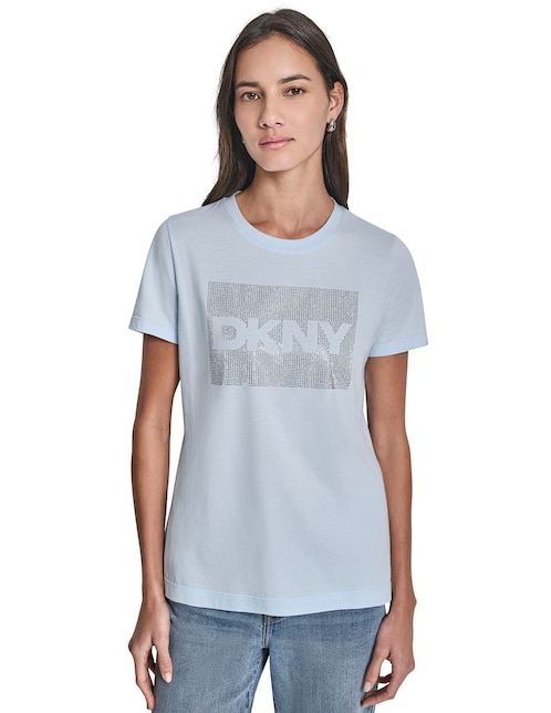 Playera manga corta cuello redondo para mujer 1