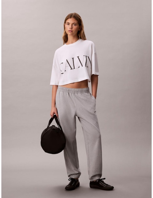 Pants regular con elástico para mujer 1