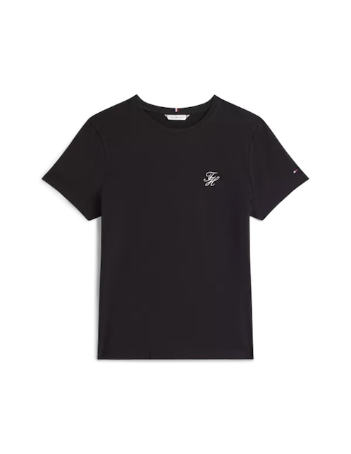 Playera manga corta cuello redondo para mujer 1
