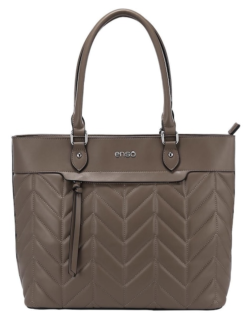 Bolsa tote Enso Quilted Elegance para mujer