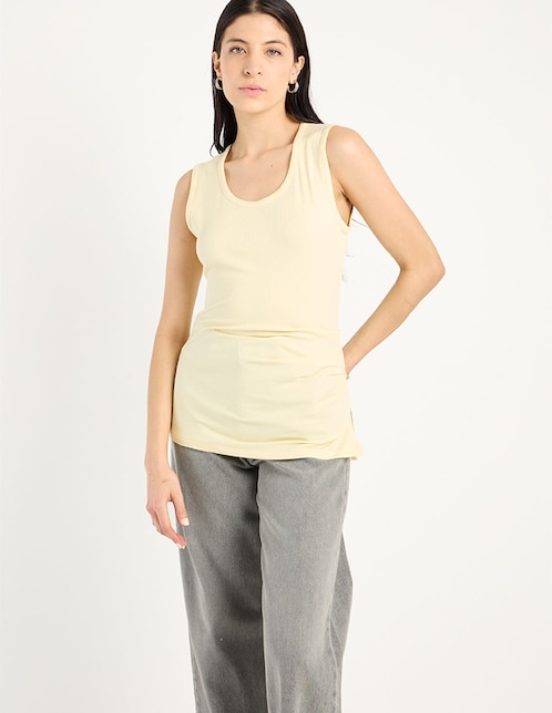 Top cuello redondo tirante ancho 1