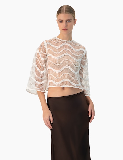 Blusa manga larga para mujer 1