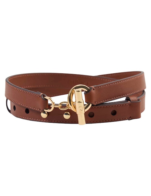 Cinturón Lauren Ralph Lauren de piel para mujer