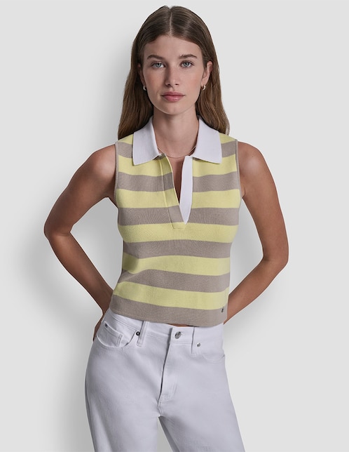 Top cuello camisero 1