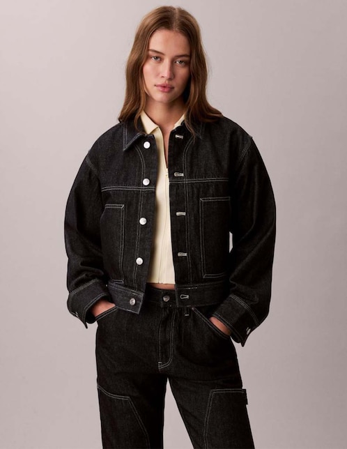 Chamarra denim para mujer 1