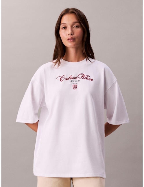 Playera manga corta cuello redondo para mujer 1
