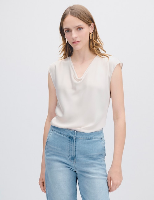 Blusa manga corta para mujer 1