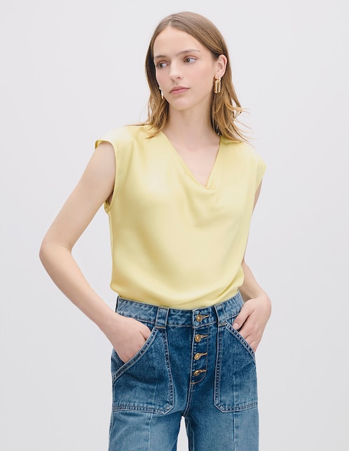 Blusa manga corta para mujer 1