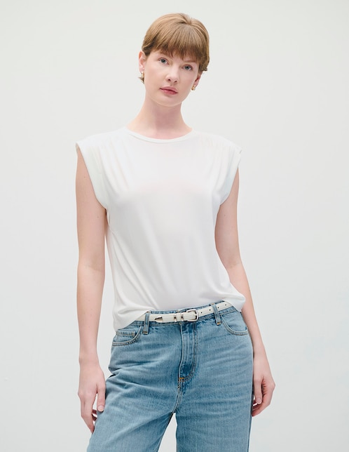 Blusa sin manga para mujer 1