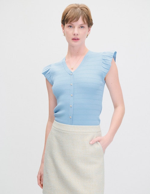 Blusa manga corta para mujer 1