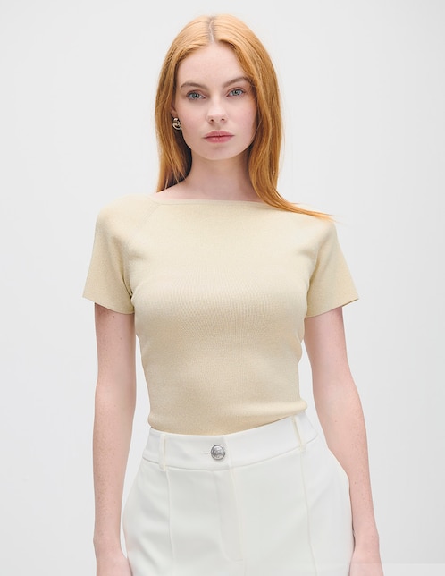 Blusa manga corta para mujer 1