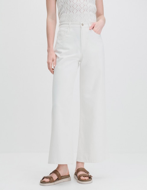 Pantalón relaxed wide leg para mujer 1