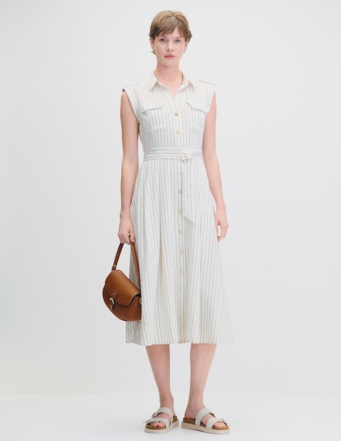 Vestido midi casual Napoli para mujer 1