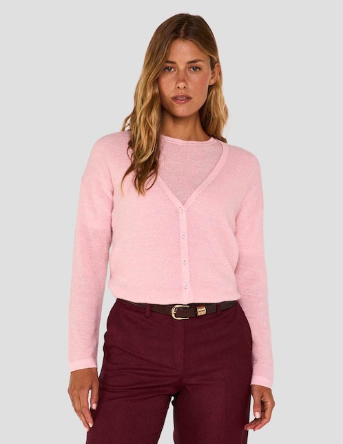 Suéter cuello redondo para mujer 1