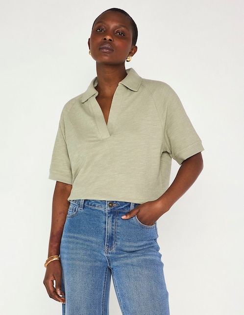 Blusa manga al codo para mujer 1