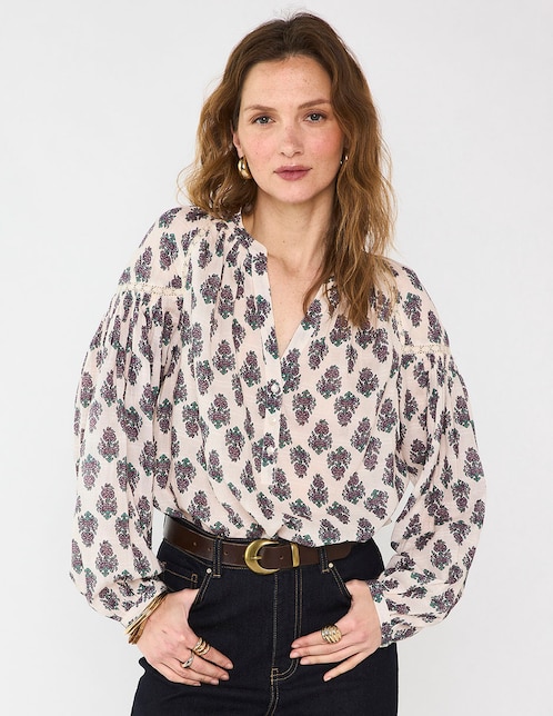 Blusa manga larga para mujer 1