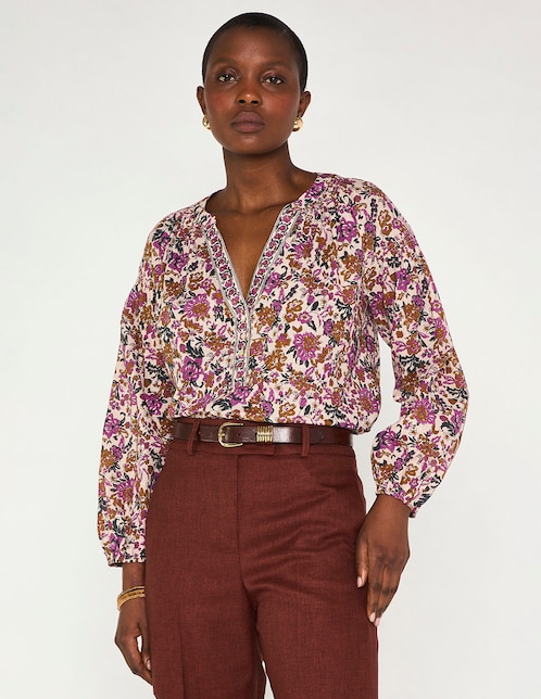 Blusa manga larga para mujer 1
