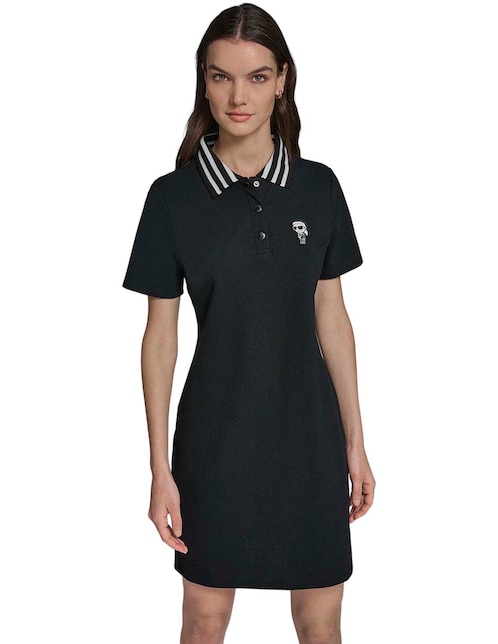 Vestido corto casual Karl Lagerfeld Paris para mujer