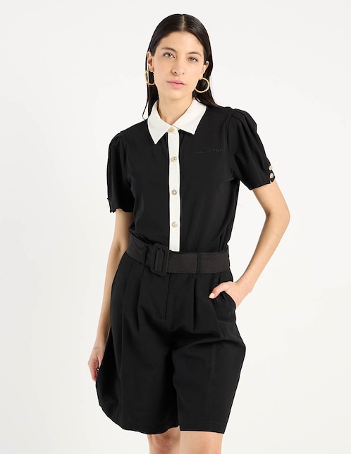 Blusa manga corta para mujer 1