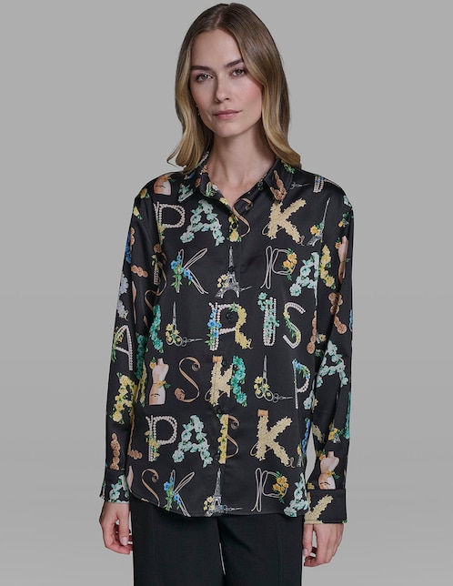 Blusa manga larga para mujer 1